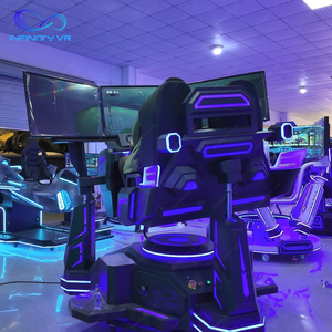 Nuevo centro comercial de atracciones Super Speed Racing 2 asientos 360 grados Arcade Racing Game Machine 3 Screen Car Driving <span class=keywords><strong>Simulator</strong></span> - Product Image 2