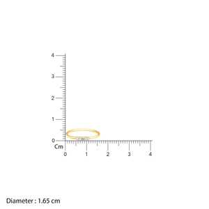 แหวนเพชรทรงสี่เหลี่ยม Heer by GIVA Gold รุ่น SKU GDLR0234 - Product Image 5