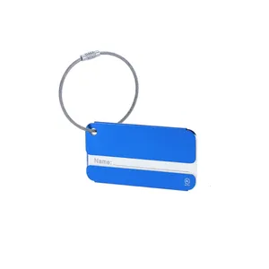 Badge de bagage recyclé Halux, accessoire durable pour porte-badges - Product Image 1