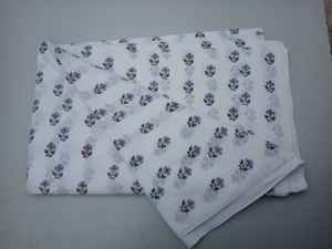 Tela de algodón blanco Cambric Handblock Jersey estilo ligero para vestidos camisas trajes cortinas-para niñas - Product Image 3