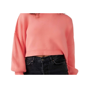 Maglione Corto da Donna Free People Easy Street, Traspirante, Rosa con Logo Frontale, Taglia XS, Stile Casual, Lavorato a Maglia, Autunno Inverno - Product Image 5