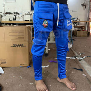 Pantalones de chándal desgastados de cintura alta para hombre con logotipo personalizado OEM Jogger cargo unisex con la mejor calidad de secado rápido para uso informal - Product Image 6