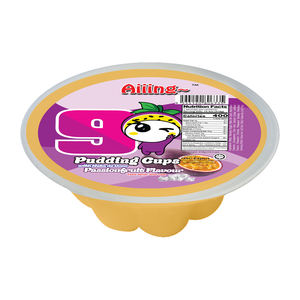 Aiiing Bol à pouding fruité avec Nata De Coco 410g X 12 bols PassionFruit Flavour Fruit Pudding extra Halal Made in Malaysia - Product Image 1