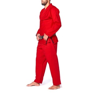 Precio de fábrica al por mayor rojo artes marciales Jiu JITSU uniforme traje/hombres BJJ GI uniforme/alta calidad BJ Kimono De Jiu Jitsu - Product Image 5