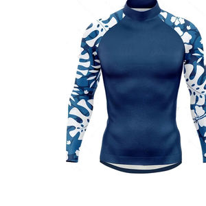 Service OEM Rash Guards unisexes respirants de haute qualité 100% polyester Anti-UV Séchage rapide Manches longues Rash Guards à bas prix - Product Image 5