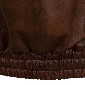 New High Quality Custom Design Men's Leather Jacket-Waterproof Eco-Friendly Reversible Front Logo Wholesale Price <b>Winter</b> Fashion - Product Image 4