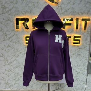 Venta superior Su propio logotipo más demandado Cremallera Sudadera con capucha Puff Impreso fábrica hecha precio barato sudaderas con capucha hombres sudaderas con capucha para hombres - Product Image 5