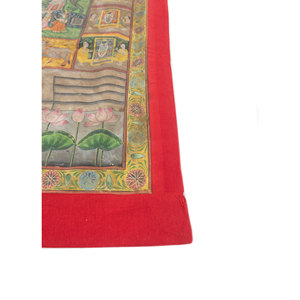 Pichwai Art Green Cotton Cloth <b>Wall</b> Art Tapestry Bohemian Christmas Style Scenic for Home Outdoor Nordic for <b>Wall</b> <b>Decor</b> Ramadan - Product Image 4