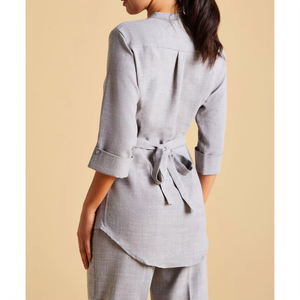 Ensemble d'uniformes de la meilleure qualité en coton, haut tunique et pantalon, personnalisé avec votre propre logo, confortable et respirant - Product Image 5