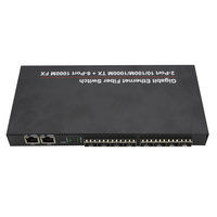 Switch Jaringan Ethernet Serat Optik NF-A8002F 8SFP+2RJ45 Port, Switch SFP Enterprise