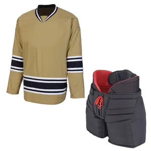 Nouvelle conception 2026 Uniformes de hockey sur glace personnalisés bon marché pour enfants Équipe de jeunes Uniformes de hockey sur glace sublimés personnalisés Uniformes de hockey sur glace de haute qualité pour hommes - Product Image 6