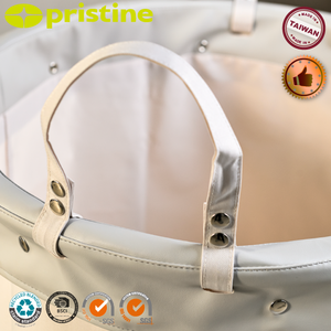 Vente en gros de panier à linge moderne pliable en métal roues robustes revêtement amovible commercial Taiwan acier de stockage domestique - Product Image 5