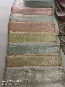 Custom Made Recycled Brocade 100% Polyester Anti-Static Memory <b>Fabrics</b> for Clothing & Home Textile Designers for Resale - Product Image 3