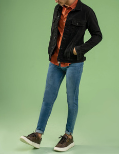 Chaquetas Vaqueras para Hombre al por Mayor, Cuello Alto, Reversible, Forro Polar, Servicio OEM Personalizado, Precio Ajustable - Product Image 3