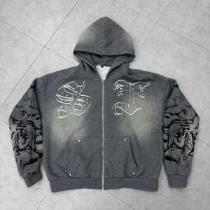 ชุดวอร์มผ้าคอตตอนสำหรับผู้ชายชุดวอร์มผ้าคอตตอนสำหรับตกแต่งมุกสีซีดจาง - Product Image 2