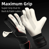 Gants de gardien de but de football à doigts plats sur mesure, gants de gardien de but de football de la plus haute qualité par AMAZING INDUSTRIES