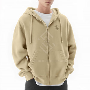Meilleures ventes 2025 – Sweat à capuche zippé pour homme, prix bas, hiver, uni, décontracté, logo personnalisé imprimé, haute qualité - Product Image 2