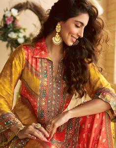 Conjunto de Cordón Aura de Diseño Indio de Calidad de Exportación para Mujer, Traje Bordado para Bodas y Fiestas, para Venta de Exportación - Product Image 2