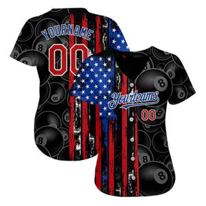 Nueva Camiseta de Softbol Personalizada con Logotipo y Nombre del Jugador del Equipo, Camisa de Béisbol Cómoda con Botones Completos para Mujer - Product Image 1