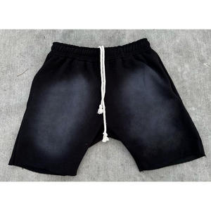 Pantalones Cortos Deportivos de Felpa Francesa de Algodón 100% de Alta Calidad, con Cordón Personalizado, Pantalones Cortos Simples de Lujo para Hombre - Product Image 6