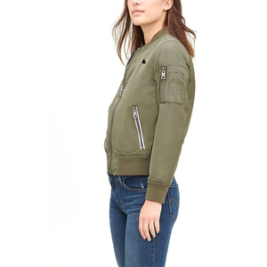 Proveedor Directo de Fábrica, Chaquetas Bomber de Invierno para Mujer, Tejidas, Transpirables, Ecológicas, Resistentes al Viento, de Alta Calidad, Lisas y Teñidas - Product Image 2