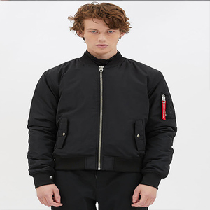 แจ็กเก็ตผ้าแคนวาสสำหรับผู้ชายเสื้อแจ็กเก็ตผ้าแคนวาสบอมเบอร์ลำลองดีไซน์ใหม่ - Product Image 1