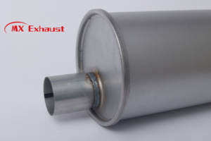 MX-ADWR <span class=keywords><strong>flowmaster</strong></span> 6 ''bù đắp xả <span class=keywords><strong>Muffler</strong></span> Vòng aluminized ống giảm thanh với núm vú - Product Image 4