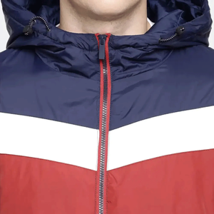 Veste matelassée à fermeture éclair personnalisée en gros pour hommes avec logo sur mesure, imperméable, respirante, pour l'hiver, avec poches - Product Image 6