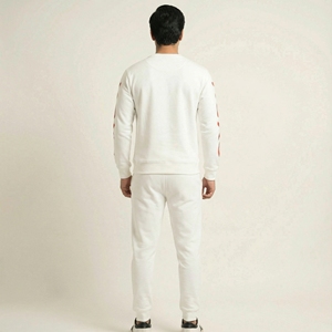 Ensemble de survêtement unisexe respirant à capuche graphique sweat imprimé pantalon de jogging décontracté deux pièces assorti pour l'hiver - Product Image 4