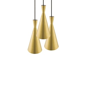 Ensemble de 3 plafonniers et lampes suspendus en métal noir faits à la main pour la décoration intérieure - Product Image 3