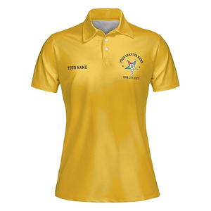 Ordre personnalisé de l'étoile de l'Est OES polo multicolore pour femmes chemises polo à manches courtes sur mesure de haute qualité - Product Image 5