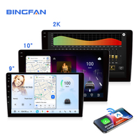 RK3562 4 Core 2 Din Layar Sentuh Android 13.0 Wireless Carplay Radio Mobil GPS Navigasi WIFI FM Player 2+32GB Head Unit Layar