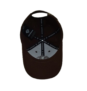 Casquette de baseball marron premium à 6 panneaux, broderie personnalisée, OEM ODM, faible MOQ, fabricant, haute qualité - Product Image 3