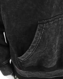 Sweat-shirt à capuche vintage personnalisé, lourd, délavé à l'acide, pour hommes, sweat-shirt à fermeture éclair surdimensionnée avec poche simple pour l'hiver - Product Image 4