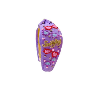 Hand Embellished Beaded Headbands From India Top Knotted <b>Hair</b> <b>Accessories</b> for Girls Women <b>Kids</b> - Product Image 4