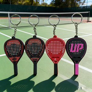 2026 xu hướng quần vợt vợt Keychain tùy chỉnh người chơi quần vợt Móc Chìa Khóa thể thao padel Tennis Keychain - Product Image 1
