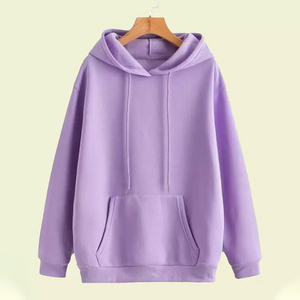 Sweat à capuche pour femme tendance et écologique, 100% coton molletonné, respirant, doux, manches longues, coupe confortable, logo personnalisé sur le devant en 3D - Product Image 2