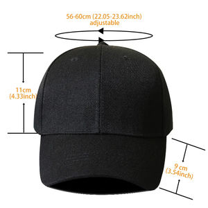 Gorra de béisbol Goris Logotipo bordado personalizado Alta calidad un marco Gorra de béisbol original de dos tonos - Product Image 6