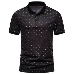Nouveauté T-shirt Polo pour Homme Chemise Noire de Bonne Qualité T-shirts Polo Homme en Stock pour Casual et Sport - Product Image 1