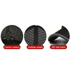 หมวกเบสบอลสีดำคลาสสิก5 & 6ผ้าคอตตอนปักโลโก้ตามสั่ง100% - Product Image 6