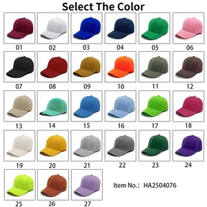 หมวกเบสบอลผ้าโพลีเอสเตอร์คอตตอนแบบ unisex สำหรับขายส่ง OEM  รับปักลายปักโลโก้ตามแบบที่กำหนด  หมวกเบสบอลสำหรับผู้ชาย - Product Image 2