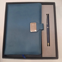 Journal intime de taille A5 avec stylo, ensemble de cadeaux promotionnels, fabricant indien d'agenda et de stylo de taille A5
