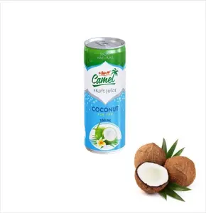 Top supplier Private Label Camel 100% Natural Coconut Juice OEM Soft Drink From A&B Factory