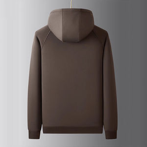 Ensembles de survêtements d'hiver pour hommes en gros, 100% coton, respirant, séchage rapide, polaire, deux pièces, sweat-shirt, jogging, entraînement - Product Image 3