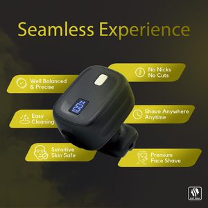 Afeitadora Eléctrica Recargable para Hombre, Doble Cuchilla, Impermeable IPX7, Lavable, Interfaz Alemana, para Afeitar Cara y Barba, para RV - Product Image 6