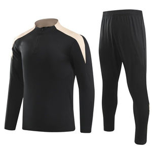 Chándal deportivo personalizado para hombre ODM/OEM 100% algodón absorbente ajustado gimnasio ropa deportiva al por mayor chándal de fútbol en blanco para - Product Image 5