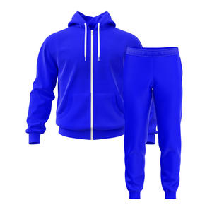 2025 nuevo conjunto de chándal para hombre, Sudadera con capucha y cremallera de lana, chándales de gimnasio, Conjunto de jogging hecho en la industria Isha - Product Image 5