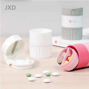 जूक्सिंडा रंगीन गोली क्रशर बॉक्स 3 में 1 डिजाइन क्रश और स्टोर की गोलियां घरेलू दवा की जरूरतों के लिए पोर्टेबल - Product Image 6