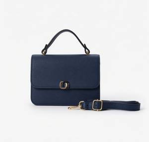 Borsa a Tracolla e Borsetta in PU Testurizzato per Donne con Cinghia Singola, Motivo Lichee, Fodera in Poliestere - Product Image 6