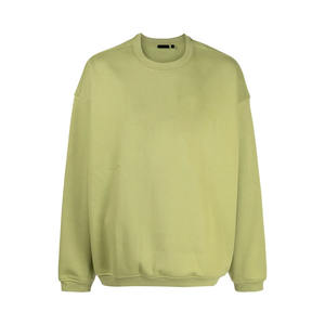 OEM Unisex Color sólido Cuello redondo Sudadera Manga larga Corte suelto Jersey Casual Fleece Top para Otoño Invierno al por mayor - Product Image 1